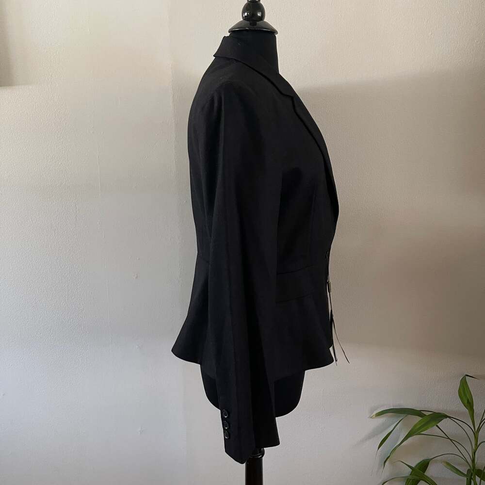 Gucci NWT Archival 2013 Black Wool Cashmere Peplum Blazer Jacket 46 IT US 10 - Picture 3 of 16